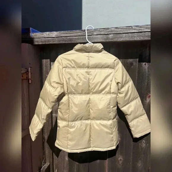 Michiko London Tan Puffer Coat - Picture 2 of 5